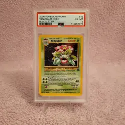 2000 Pokemon Promo Black Star #13 VENUSAUR-HOLO PSA 6 - Image 1