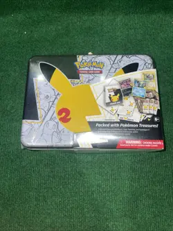 Pokemon Celebrations Collector’s Chest 25th Anniversary Lunch Box Tin - Image 1