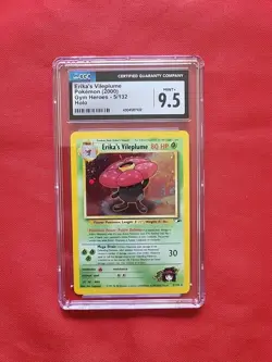 Pokemon: Erika's Vileplume Gym Heroes Holo Rare #5/132 2000 - CGC 9.5 Mint+ - Image 1