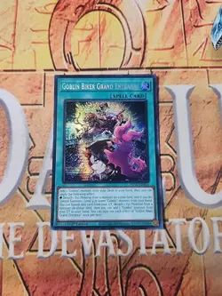 MP25-EN056 GOBLIN BIKER GRAND ENTRANCE - SECRET RARE 1st Ed NM Yugioh - Image 1