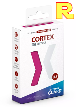 60 Sleeves Ultimate Guard Cortex R 62X89 Japanese Size (YUGIOH) R Pink - Image 1