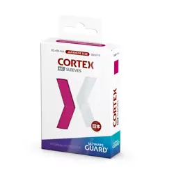 60 Sleeves Ultimate Guard Cortex R 62X89 Japanese Size (YUGIOH) R Pink - Image 3