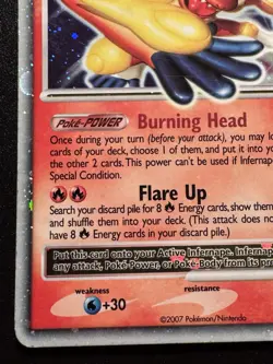 Infernape LV.X 121/130 Diamond & Pearl Pokemon Card Holo Foil Rare MP - Image 5