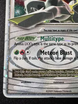 Arceus LV.X 95/99 Platinum Arceus Pokemon Card Holo Foil Rare MP - Image 5