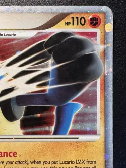 Lucario LV.X 122/123 D&P Mysterious Treasures Pokemon Card Holo Foil Rare HP - Image 4