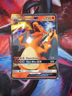 Pokemon Charizard GX Hidden Fates Ultra Rare Holo 9/68 TCG Card English 2019 NM - Image 2