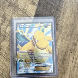 Pokemon Dragonite EX Full Art Ultra Rare Holo 108/111 XY Furious Fists Card - Image 1