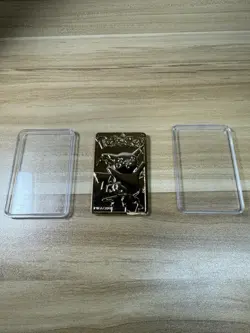 Pikachu 1999 Pokemon 23K Gold-Plated Burger King Promo Trading Card In Case - Image 1