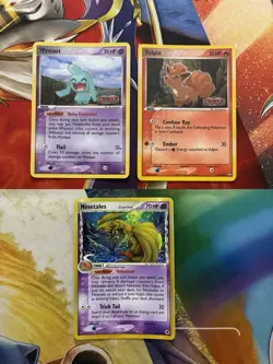 Vintage Pokemon Card Lot Holo Reverse Holo Fire Dragon Frontiers Ninetales - Image 1