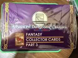 TSR AD&D 2nd Ed. 1993 Fantasy Trading Cards, Part 3 Purple Box (36 Packs) - NIS - Image 3