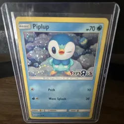Pokemon Piplup 032/156 Miscellaneous Cards & Products Promo Holo Toys R Us - Image 1