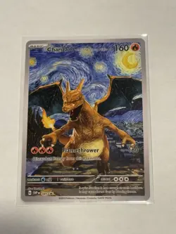 Pokemon Art Series Card 085 Charizard with The Starry Night - Image 1