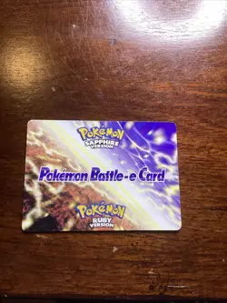 Pokemon Battle-e Card - Lady Astrid - Pokemon Ruby/Sapphire e-Reader Card - Image 2