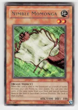 Nimble Momonga - Magic Ruler - MRL-086 - Rare - Yugioh - Image 1