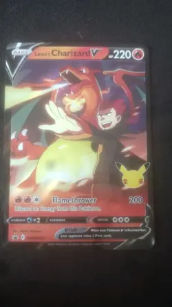 Lance's Charizard V SWSH133: Sword & Shield Celebrations Promo Cards Holo NM - Image 1