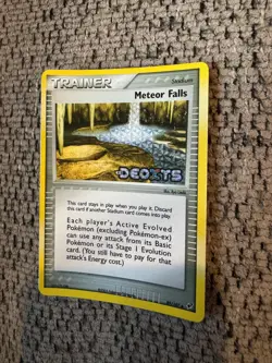 2005 Pokemon EX Deoxys #89 Meteor Falls Reverse Holo NM Rare Card STAMPED - Image 2