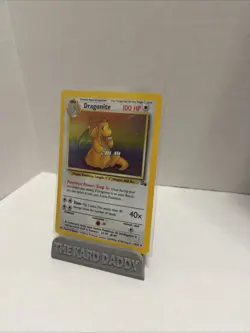 Pokemon TCG Dragonite 4/62 Fossil Holo Card Unlimited Edition Vintage - Image 3