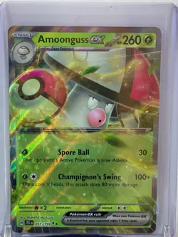 Pokemon Amoongus EX Double Rare Holo Card 011/159 Journey Together - Image 2