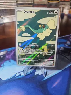 Pokemon TCG Drampa Full Art Holo Card 184/162 Temporal Forces Illustration Rare - Image 2