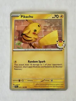 Pikachu (051/162) (Pokemon Day 2026) [Miscellaneous Cards] Near Mint Holofoil - Image 1