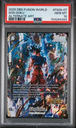 2025 DRAGON BALL SUPER CARD FUSION WORLD STARTER DECK EX SHALLOT SON GOKU PSA 10 - Image 1