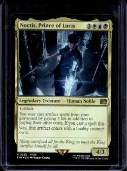 2025 Magic MTG Final Fantasy Noctis Prince of Lucis Foil Rare #0235 - Image 1