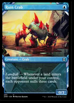 Ruin Crab (Showcase) U Zendikar Rising 295 NM - Image 1