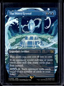 2025 Magic MTG Final Fantasy Water Crystal Foil Rare #0333 - Image 1