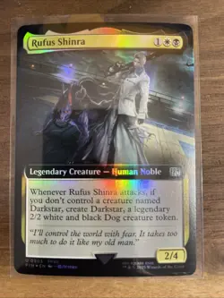 Rufus Shinra Extended Art Foil 0503 Final Fantasy Magic: The Gathering MtG - Image 1