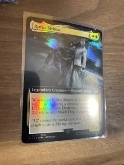 Rufus Shinra Extended Art Foil 0503 Final Fantasy Magic: The Gathering MtG - Image 2