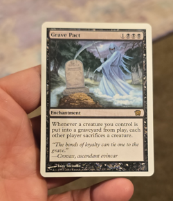 Grave Pact 8th Edition Enchantment Rare Black Regular English - Image 1