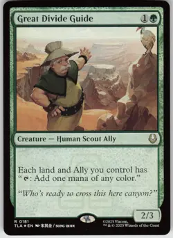 MTG Great Divide Guide Foil NM Avatar: The Last Airbender Magic 181 - Image 1