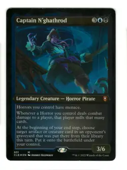 MTG Captain N'ghathrod Display Thick Stock Battle for Baldur's Gate Magic - Image 1