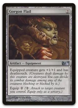 Gorgon Flail #211 (NM) Magic 2010 M10 Magic MTG - Image 1