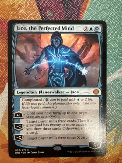 MTG Jace, the Perfected Mind (57/534) Phyrexia All Will Be One LP - Image 1