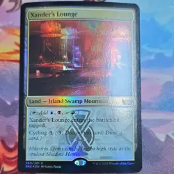 Magic: The Gathering Xander's Lounge Streets of New Capenna Foil Rare Blue Blac… - Image 1