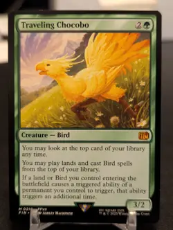 Traveling Chocobo - #210 Mythic FIN - Final Fantasy Magic the Gathering M 0210 - Image 1