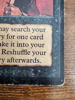MTG Demonic Tutor ⭐BETA ⭐HP+ ⭐10 REAL HQ PICS! ⭐Rare 1993 Magic - Image 5