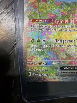 Pokemon Venusaur ex Scarlet & Violet 151 Illustration Rare Full Art Holo - Image 5