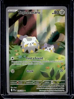 2025 Pokemon Phantasmal Flames Togedemaru Illustration Rare #104/094 - Image 1