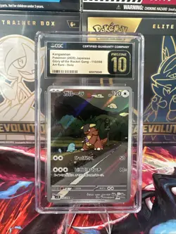 Pokemon CGC 10 PRISTINE Japanese Kangaskhan 110/098 AR Glory of the Rocket Gang - Image 1