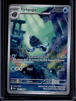 2025 Pokemon Black Bolt Tirtouga Illustration Rare #106/086 - Image 1