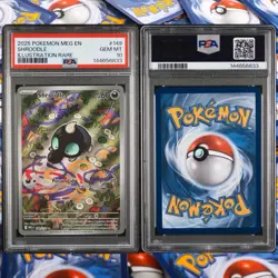 2025 POKEMON MEG EN-MEGA EVOLUTION ILLUSTRATION RARE #149 SHROODLE PSA 10 - Image 1