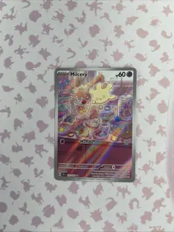 Pokemon TCG Milcery 152/142 Stellar Crown Holo Illustration Rare - Image 1
