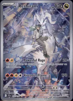 N's Reshiram #167/159 Illustration Rare Journey Together Pokemon 2025 NM - Image 1