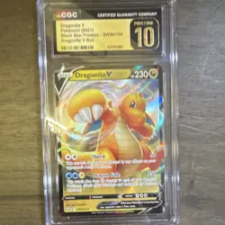 Pokemon Dragonite V CGC Pristine 10 Promo Holo SWSH154 Sword & Shield - Image 1