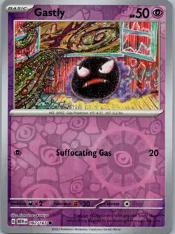 Pokemon Gastly SV: Scarlet & Violet 151 092/165 Near Mint NM Reverse Holo - Image 1