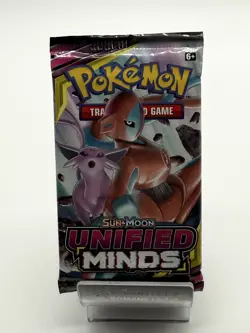 Pokemon Sun & Moon Unified Minds 10-card Booster Pack Sealed - Image 1
