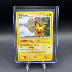 Pichu Pokemon D+P Mysterious Treasures 093/123 Yuka Morii MP - Image 1