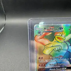 Machamp GX Pokemon Burning Shadows 154/147 Holo Secret Rare Full Art SM HP - Image 2